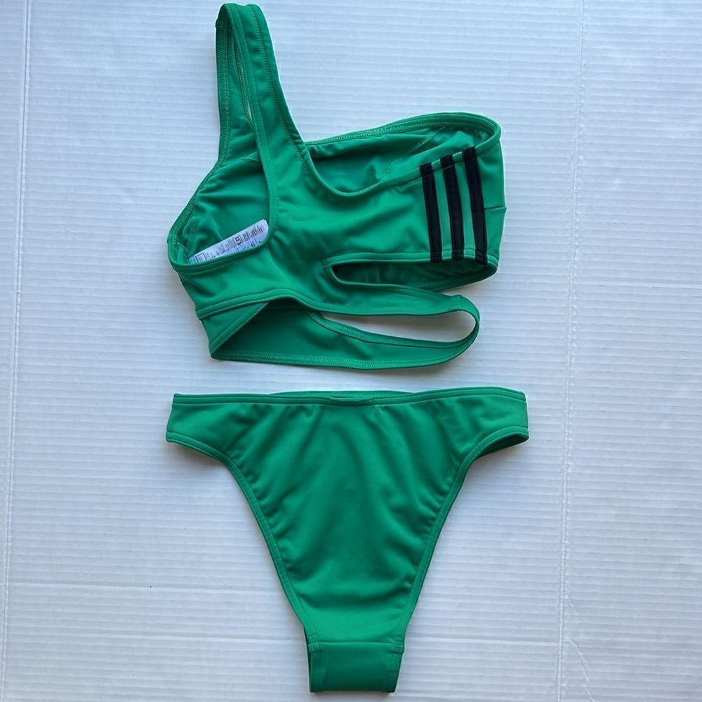 adidas Danz Bikini Set in Green - Picture 9 of 10